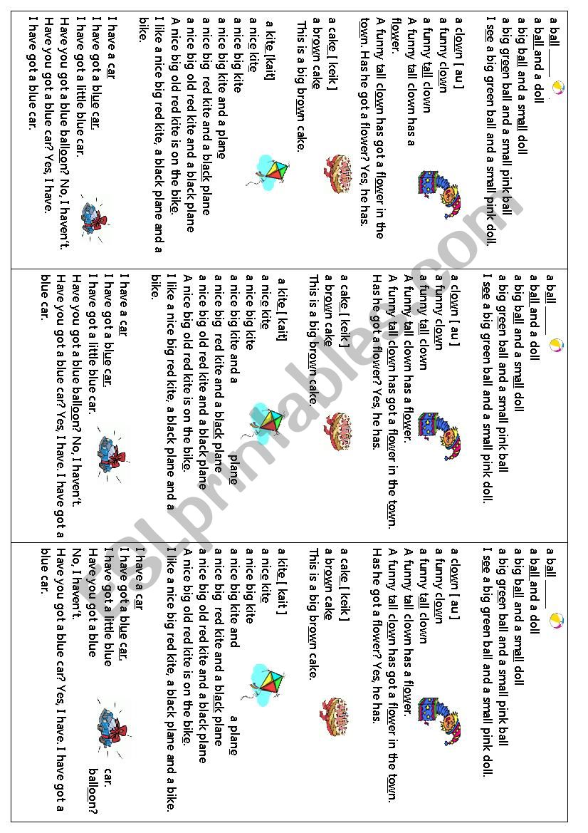 Colours and toys worksheet