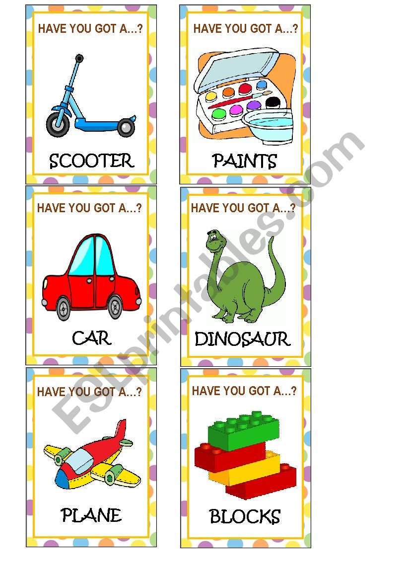 GO FISH TOYS. Part 3 worksheet