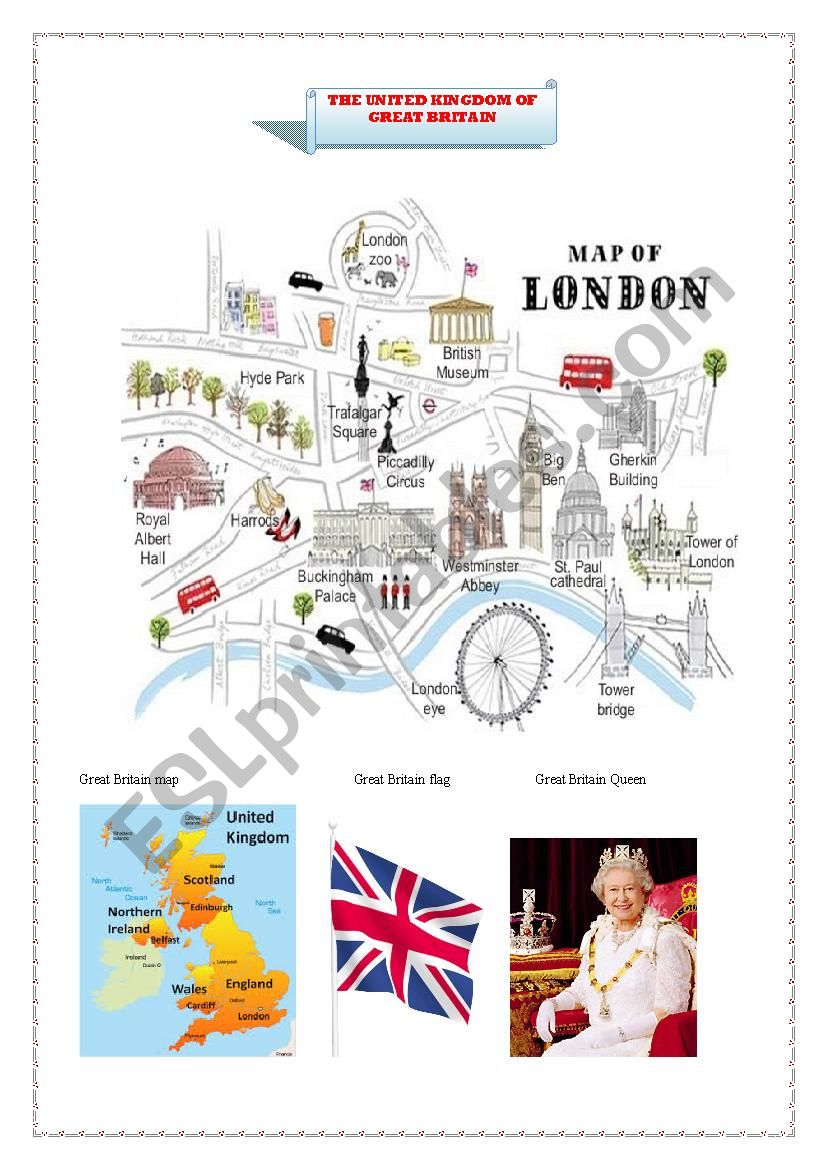 The UNITED KINGDOM worksheet