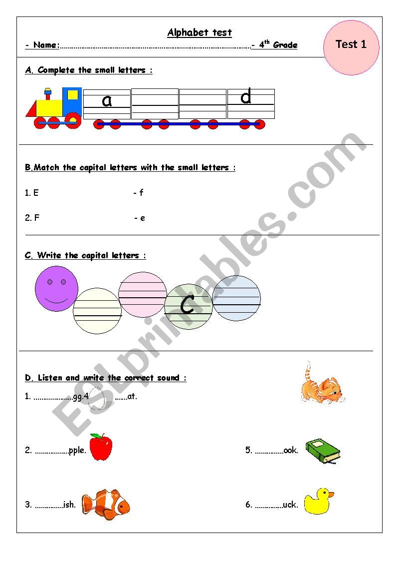 alphabet worksheet worksheet