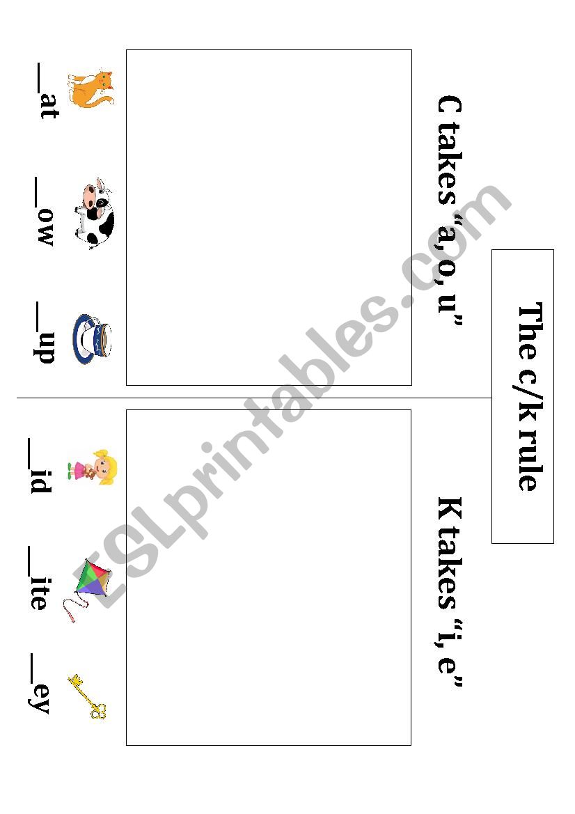 C and K rules worksheet