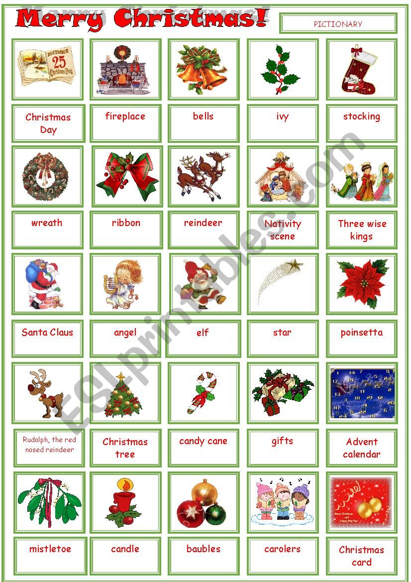 Merry Christmas! worksheet