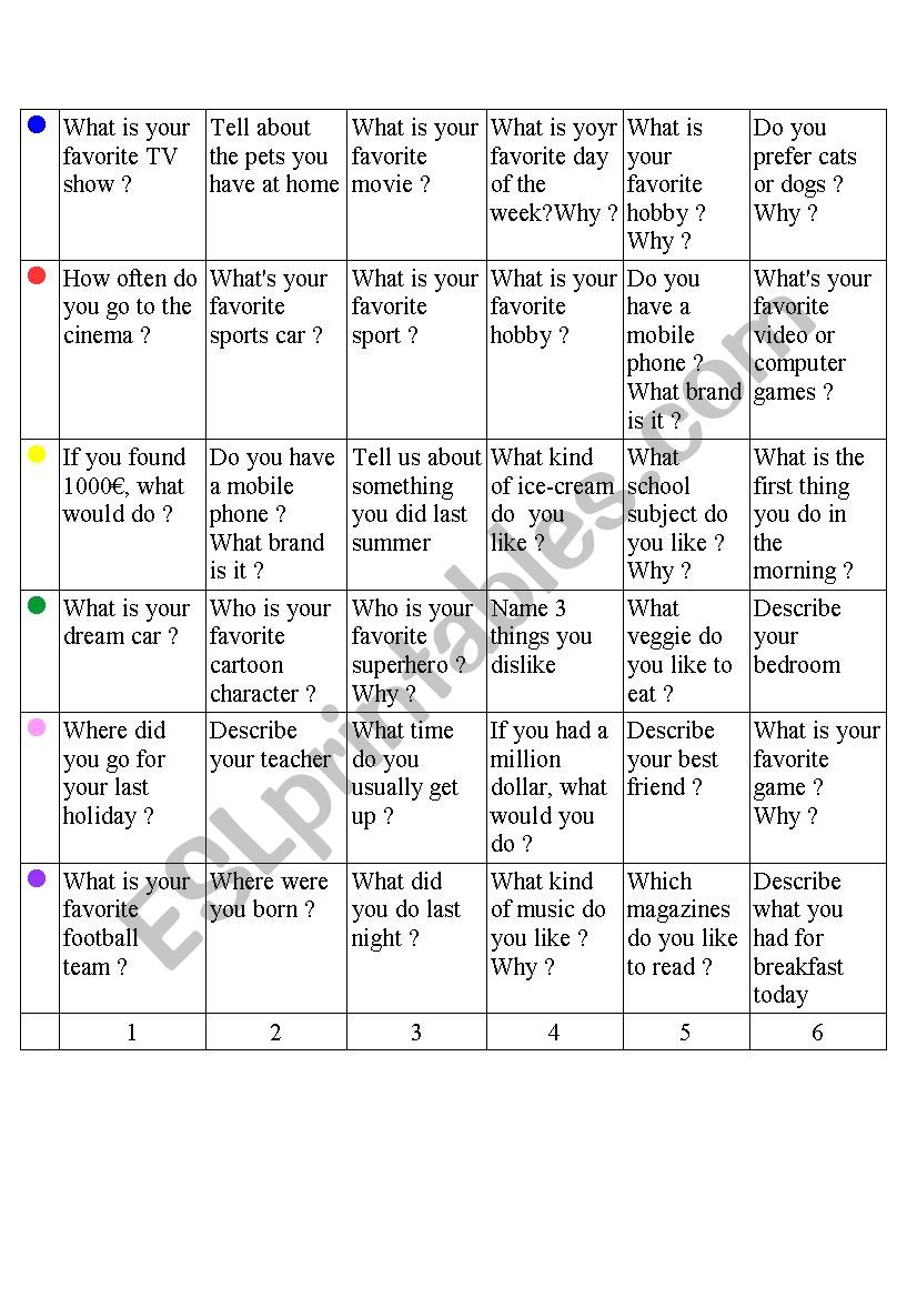 ice breaker 2 worksheet