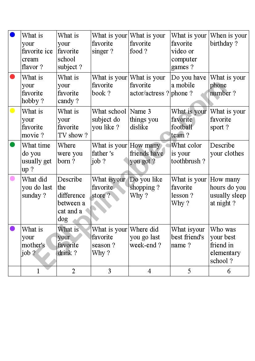 ice breaker 3 worksheet