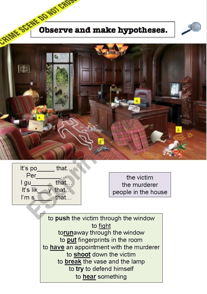Crime Scene To Courtroom Review Puzzle Template