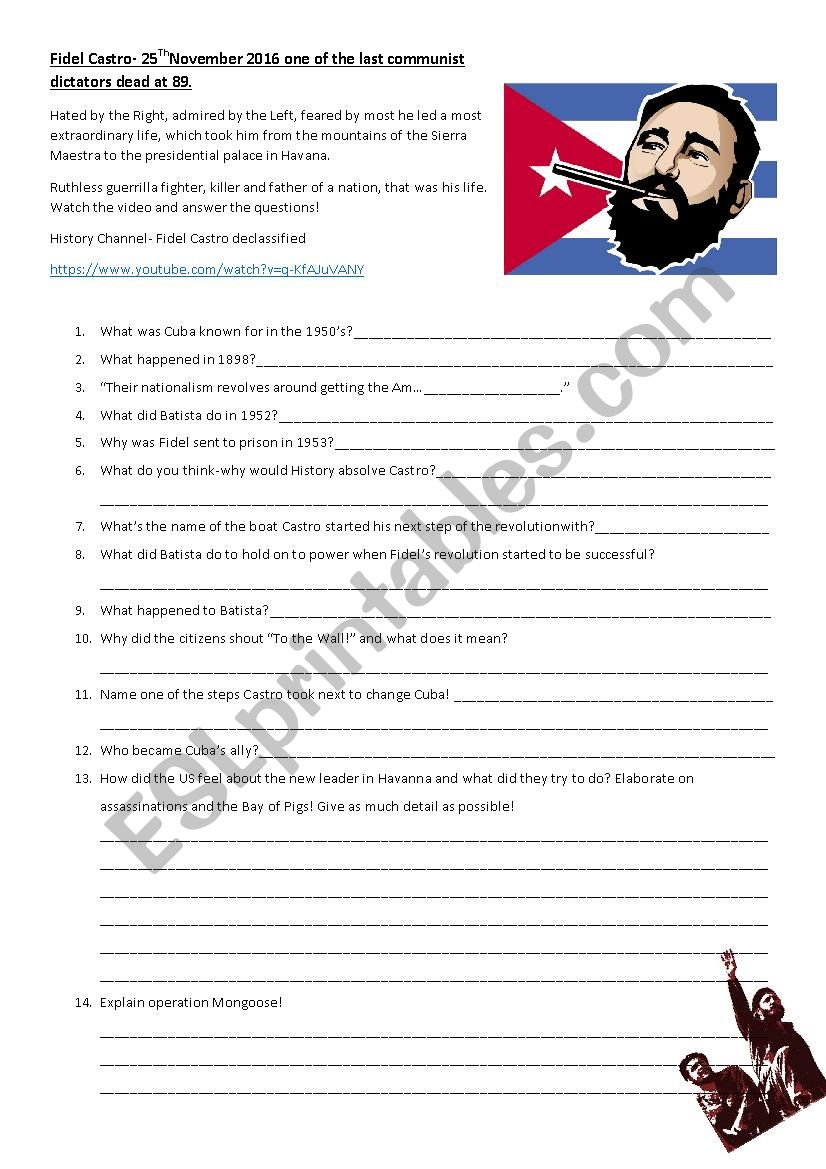 Fidel Castro and Cuba - Listening Exercise 