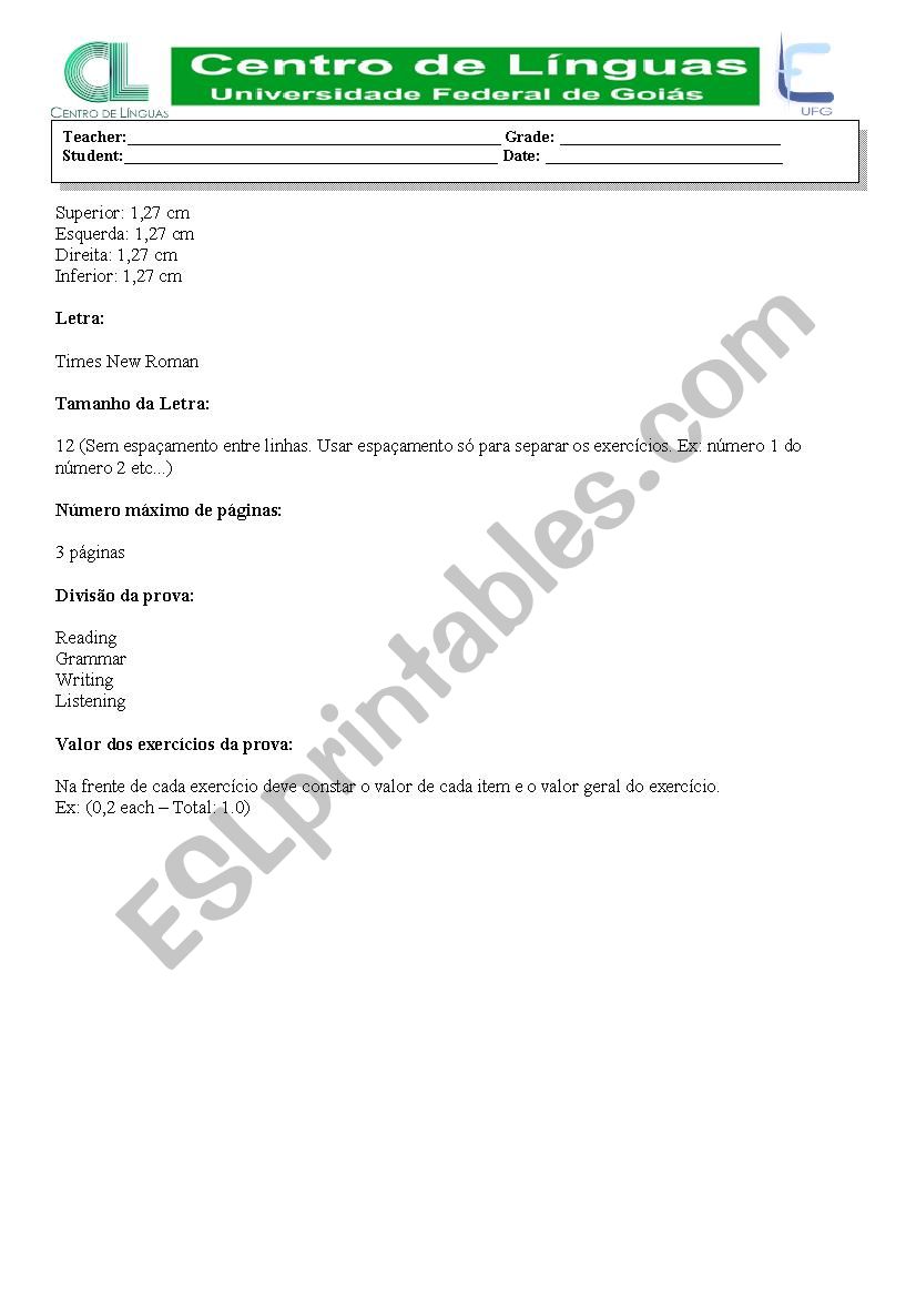 Organizing a Lesson worksheet