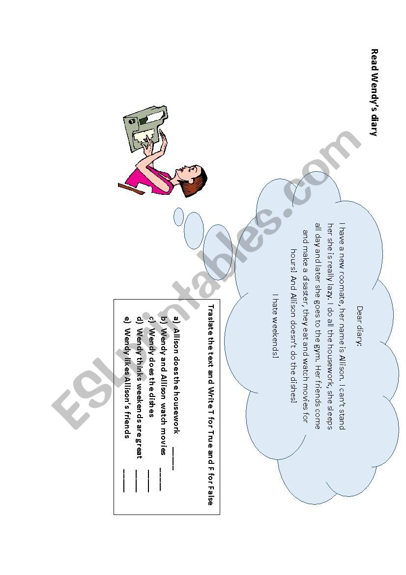 PRESENT SIMPLE ACTIVITIES  worksheet