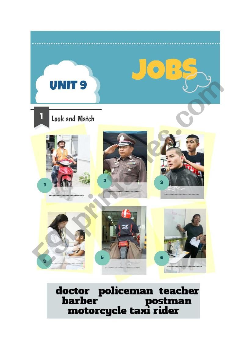 jobs worksheet