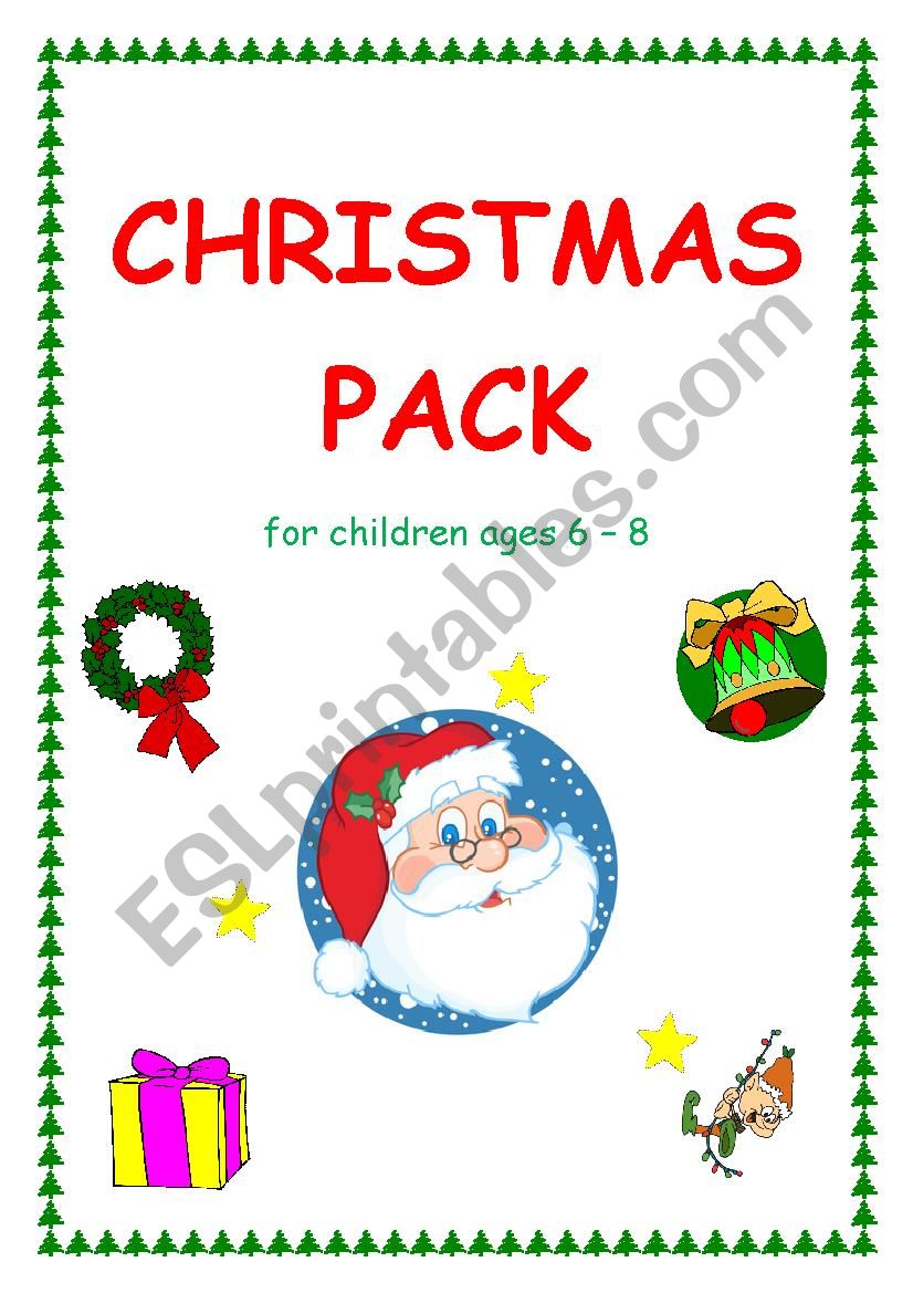 Christmas Pack - Part 1 worksheet