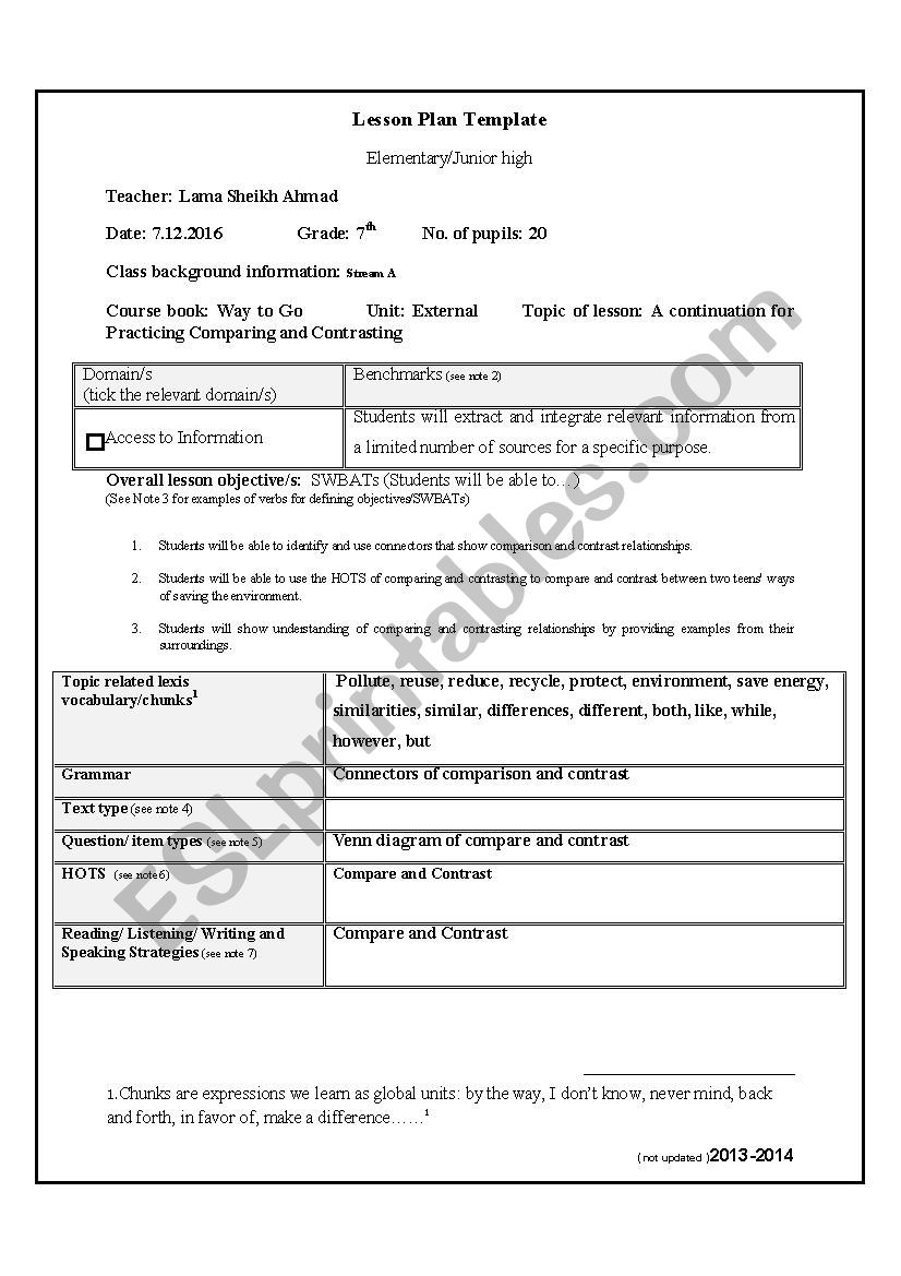 Compare and Contrast between two teensÂ´ ways of protecting the environment.