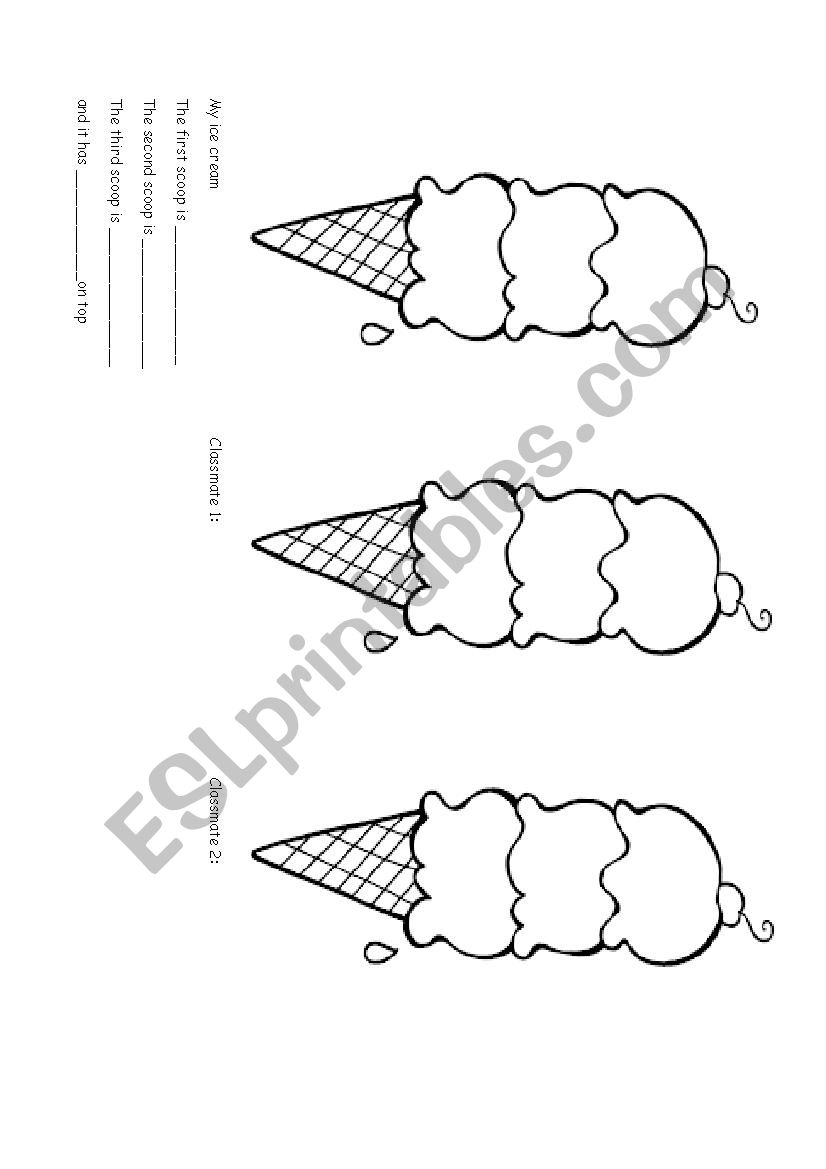 Invent an ice-cream - full lesson plan