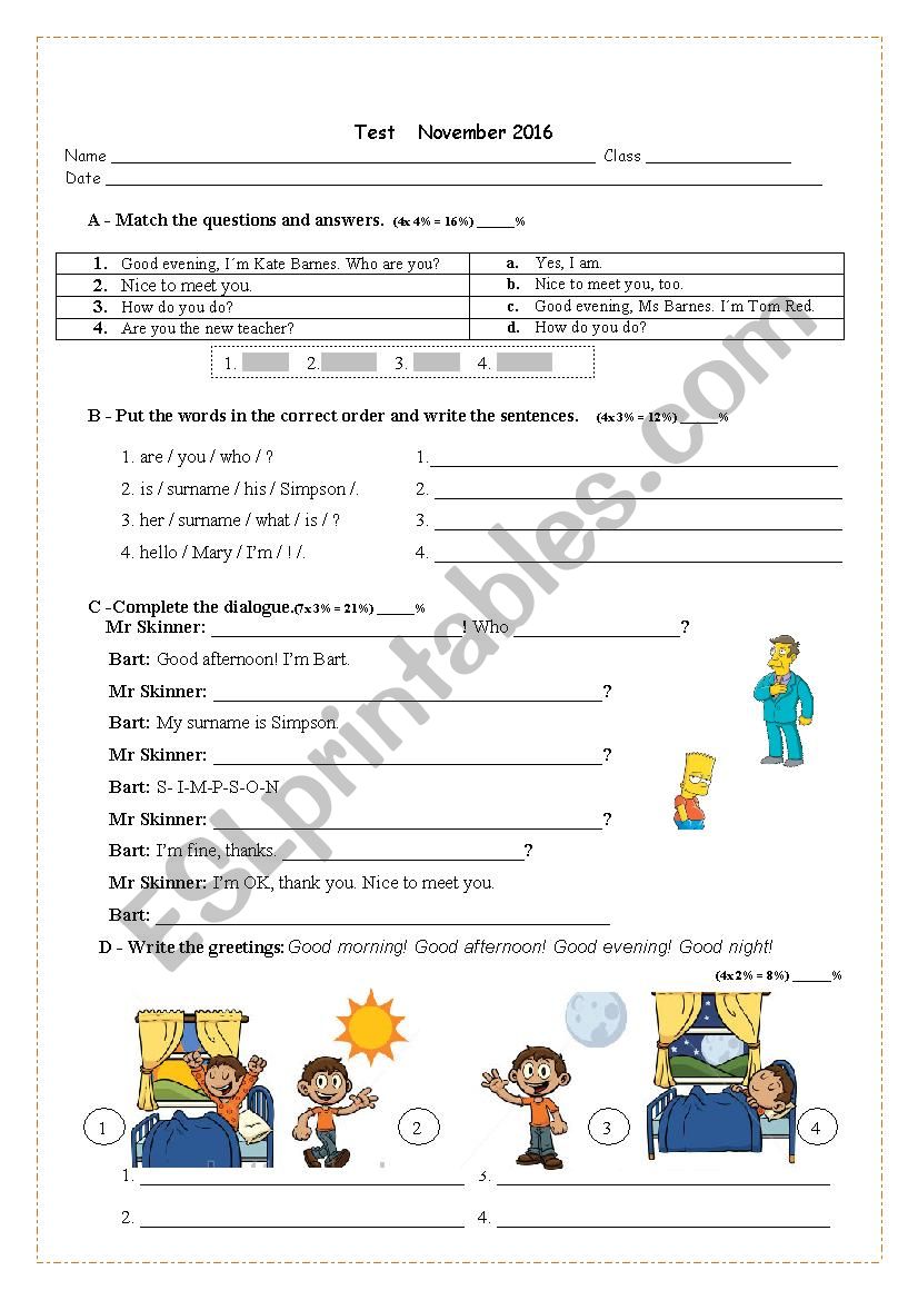 verb tobe worksheet