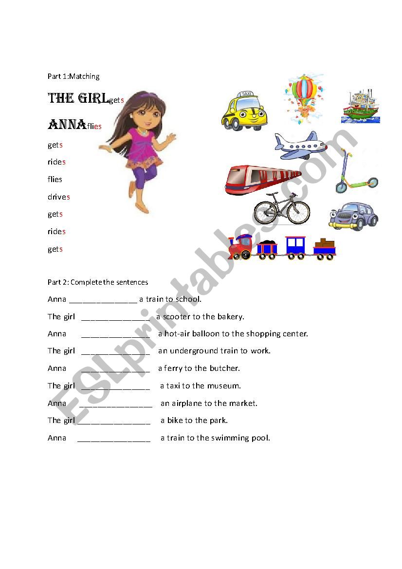  Present Simple Tense worksheet