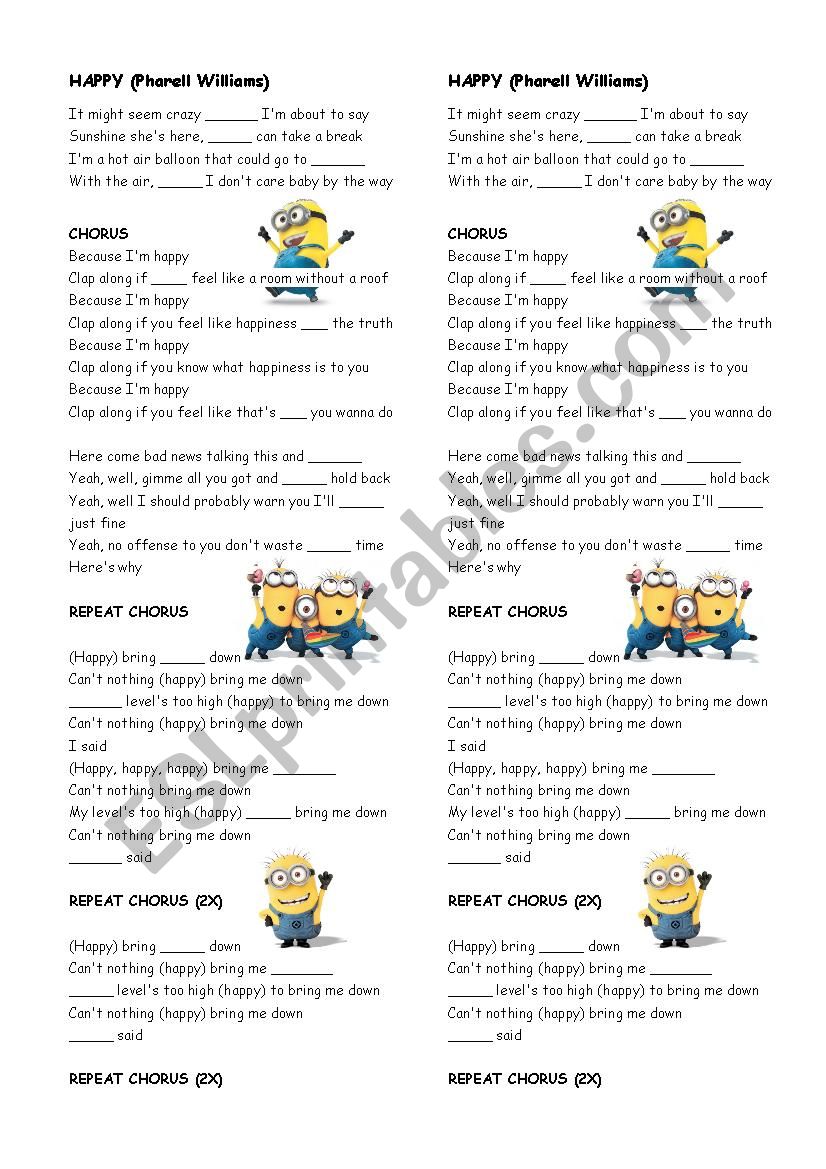 Happy williams текст. Pharrell Williams Happy Lyrics. Pharrell Williams Happy Worksheets. Happy by Pharrell Williams Worksheet. Pharrell Williams Happy перевод.