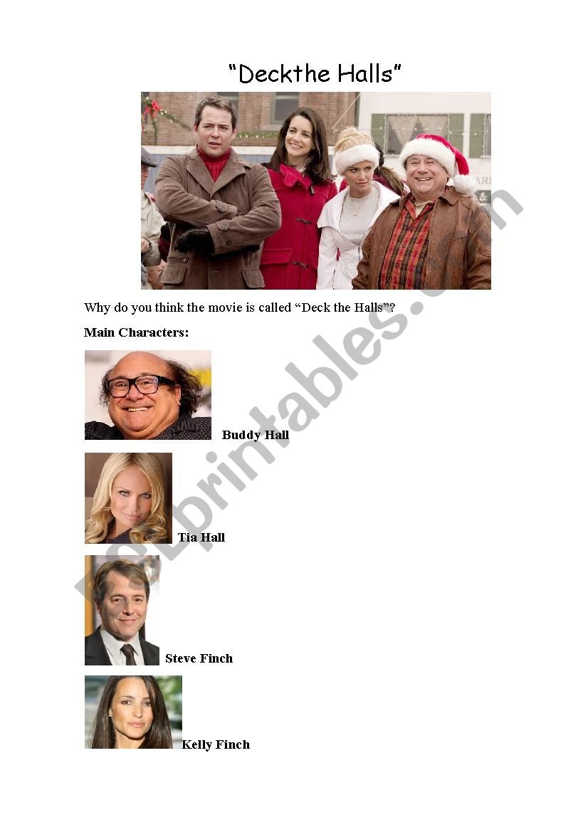 Christmas movie Deck the Halls