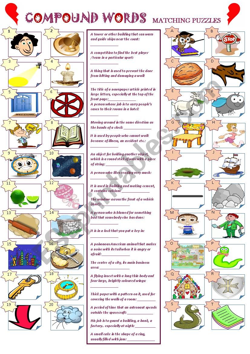 Compound Words worksheet