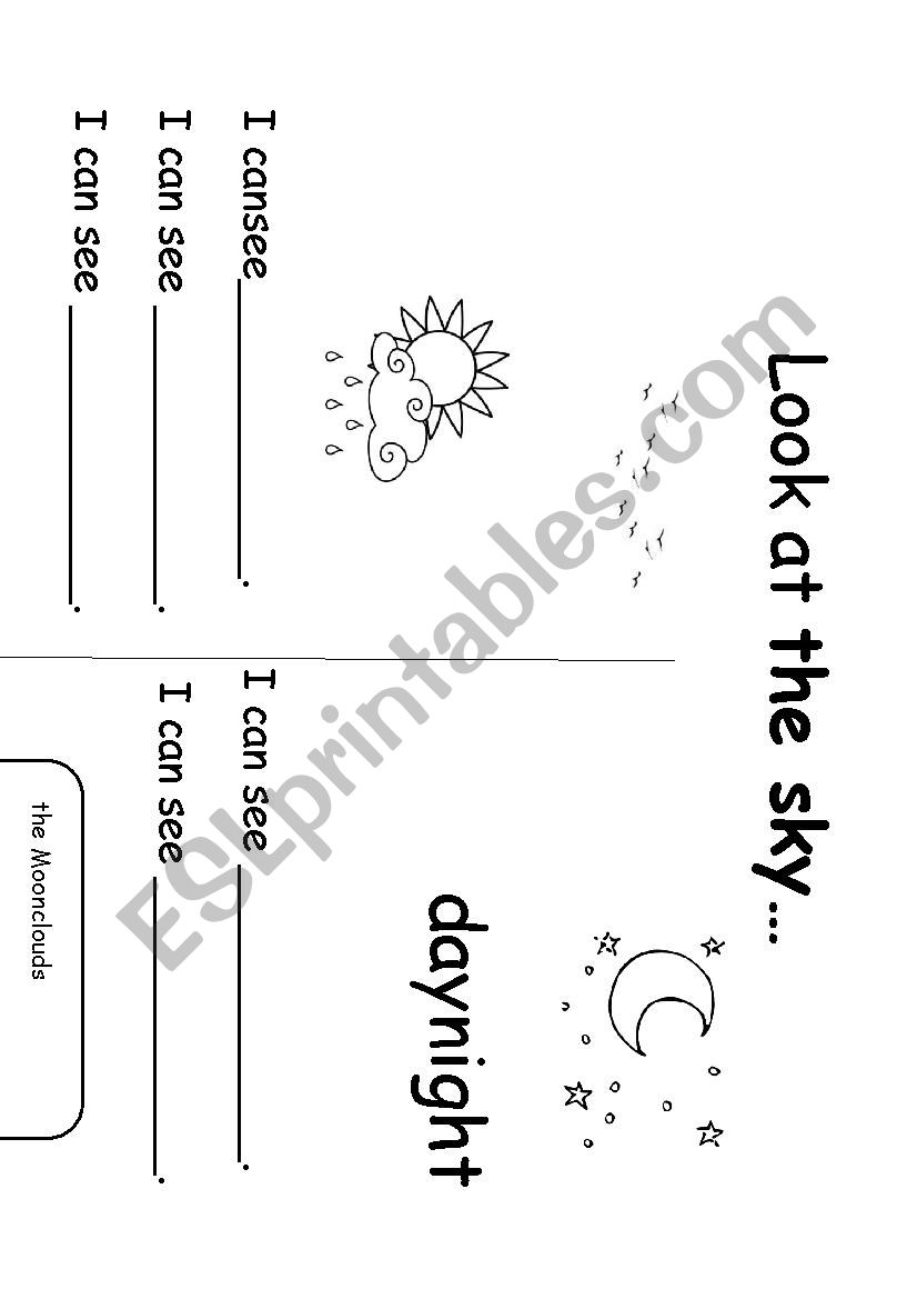 Look at the sky worksheet