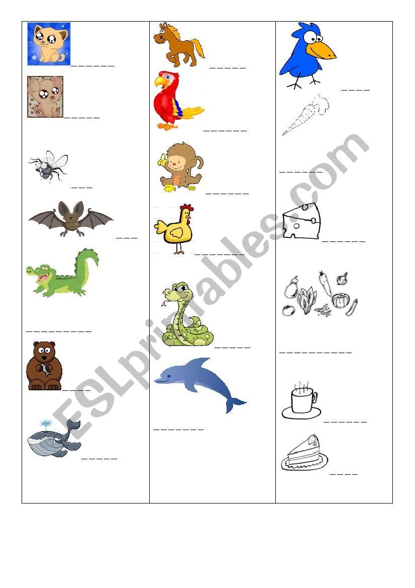 Spelling 1 worksheet