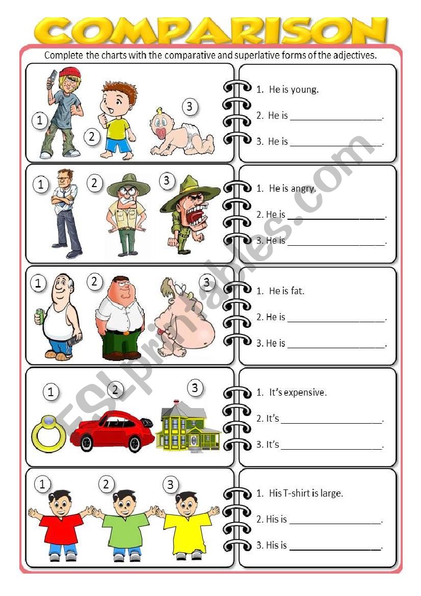 comparison worksheet