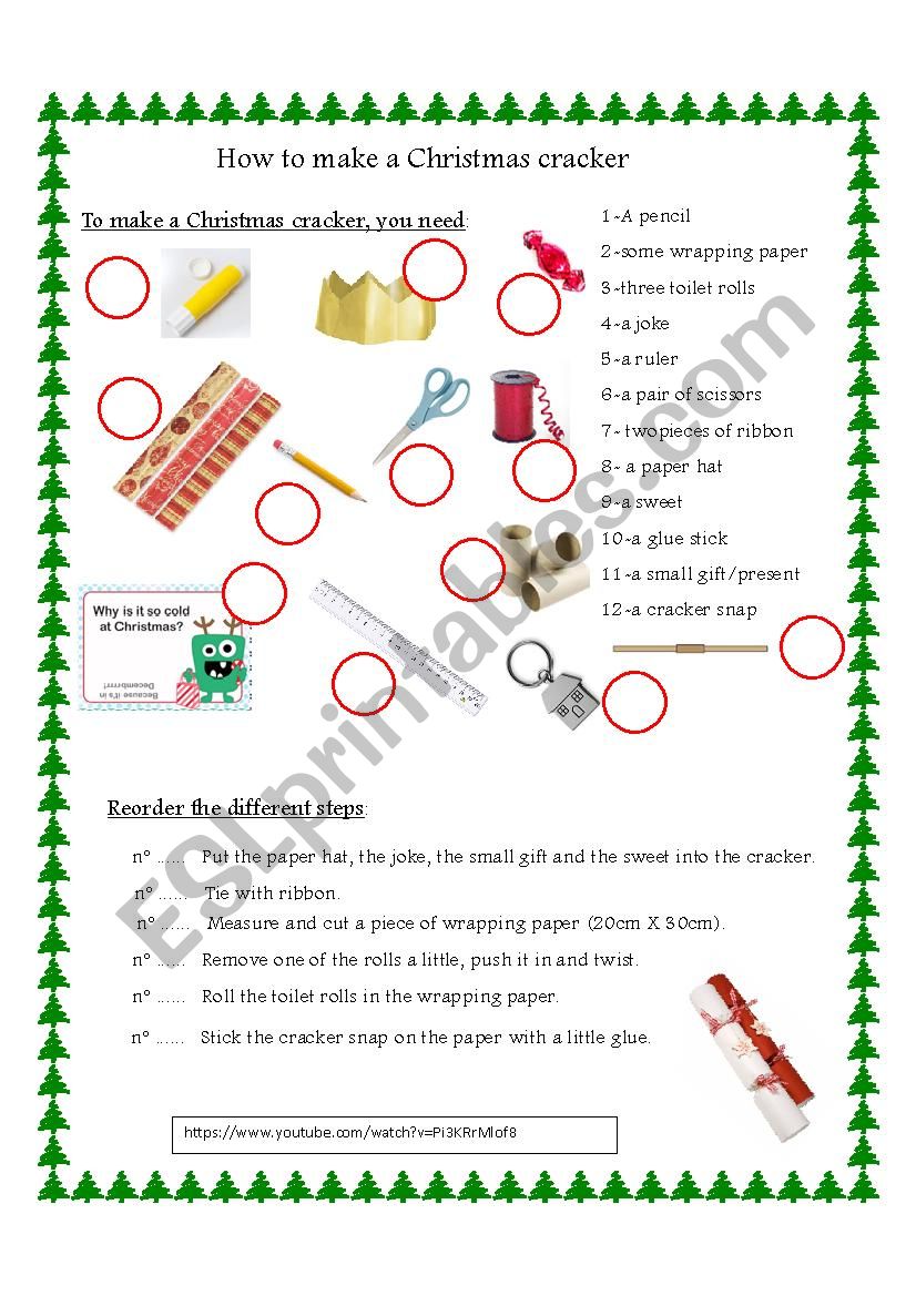 How to make a Christmas cracker 1