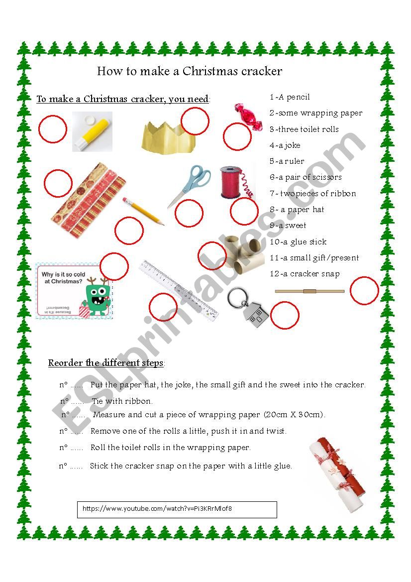 How to make a Christmas cracker 1