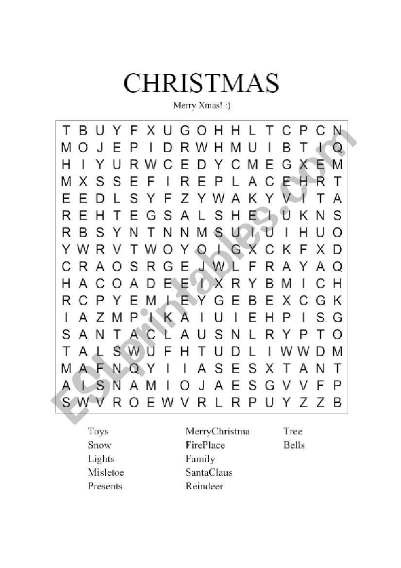 Merry Christmas!! worksheet