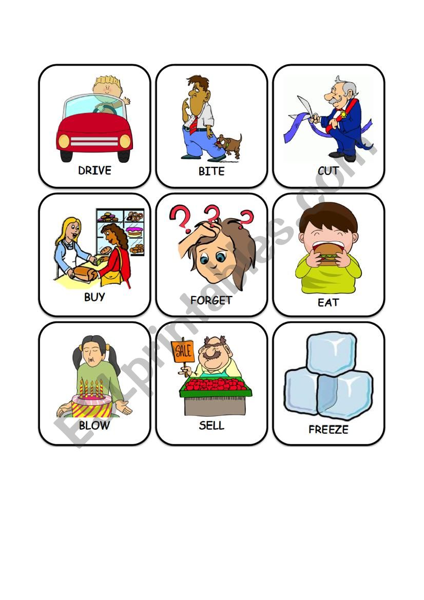 Irregular Past Tense Verbs - 2/9