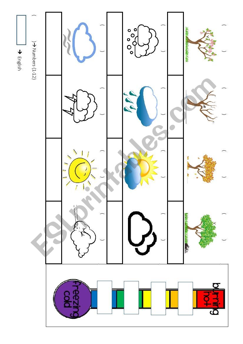 weather words worksheet