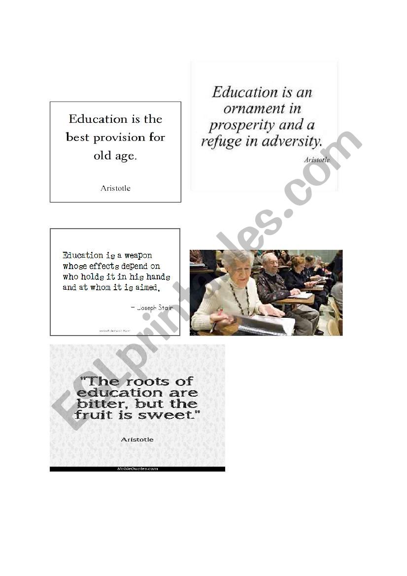 education worksheet