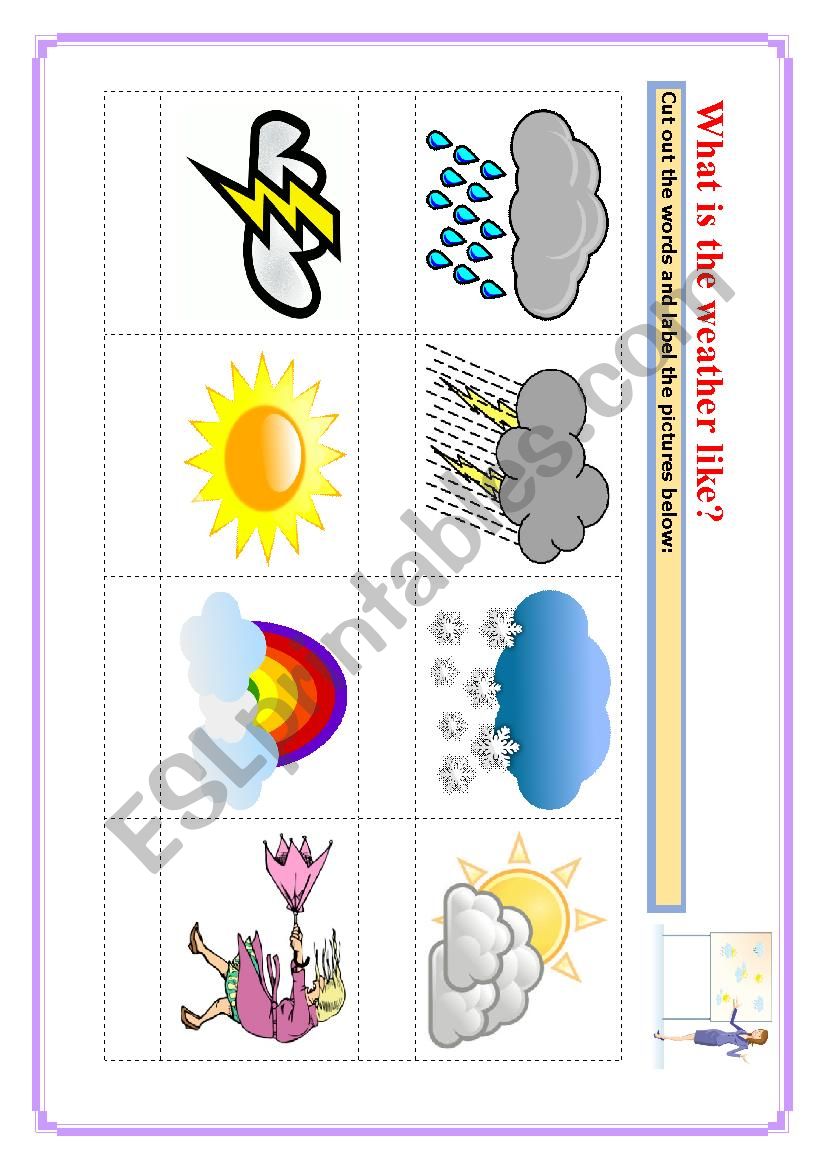 What is the weather like? worksheet