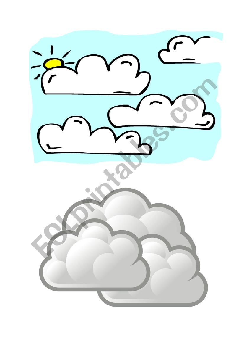  pictures of the weather  worksheet