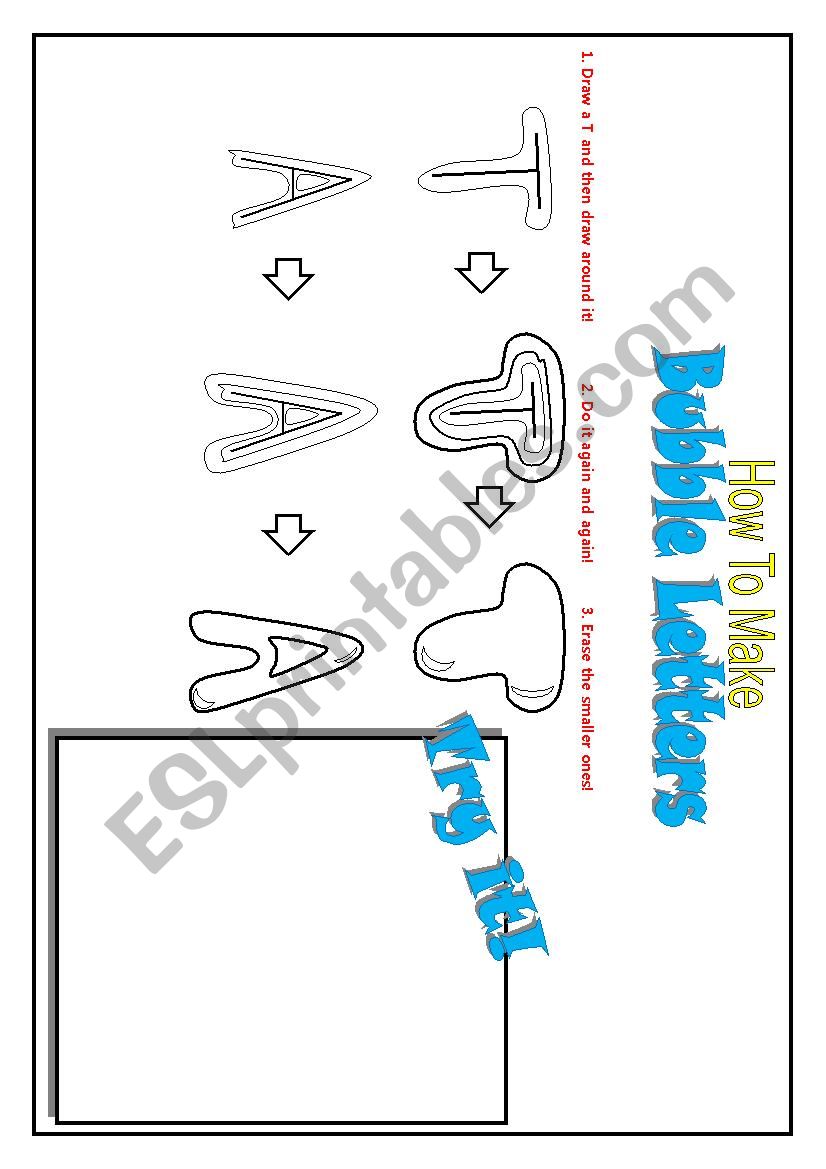 graffiti worksheet