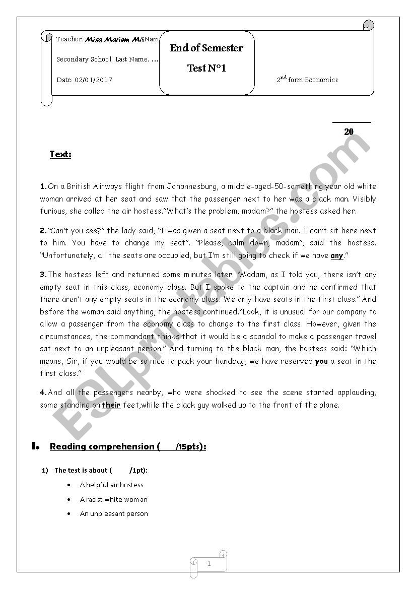 End of Semester Test n 1 2nd form (4)