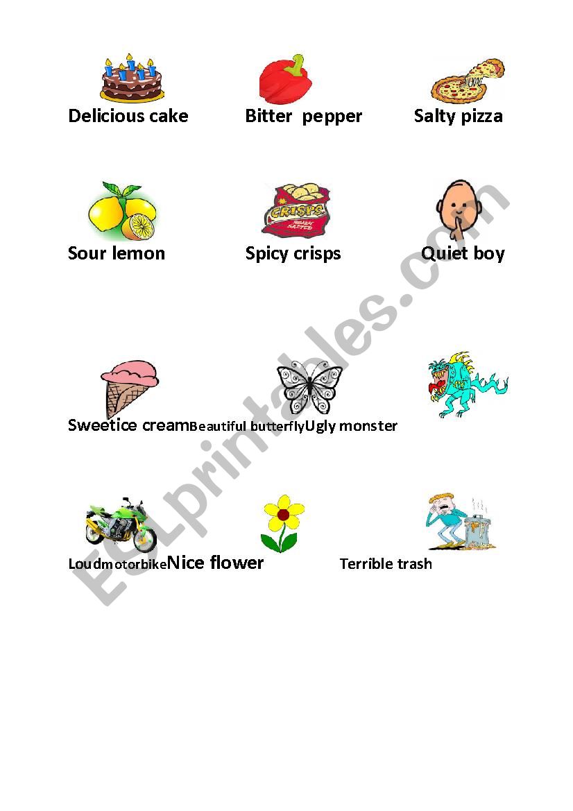 Senses ´´Our world´´book Snap or Memory  Game