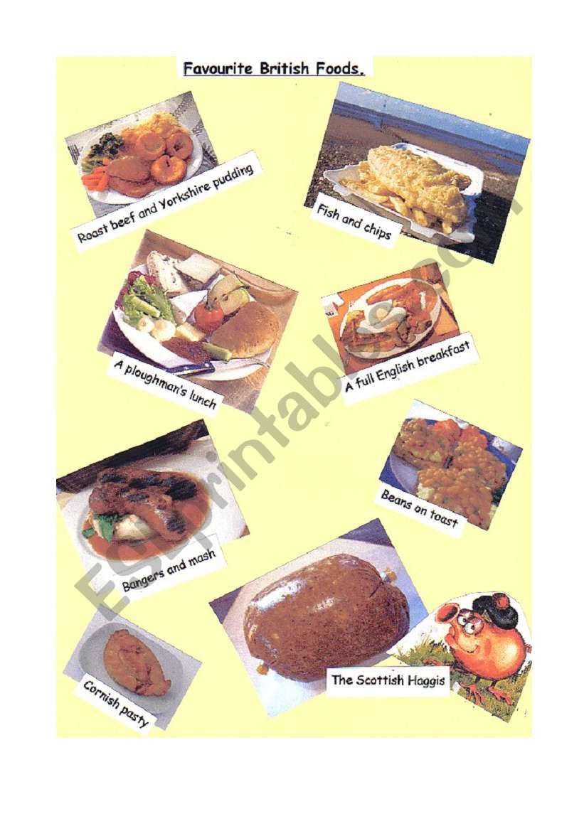 Favourite food in Great Britain (page 1)