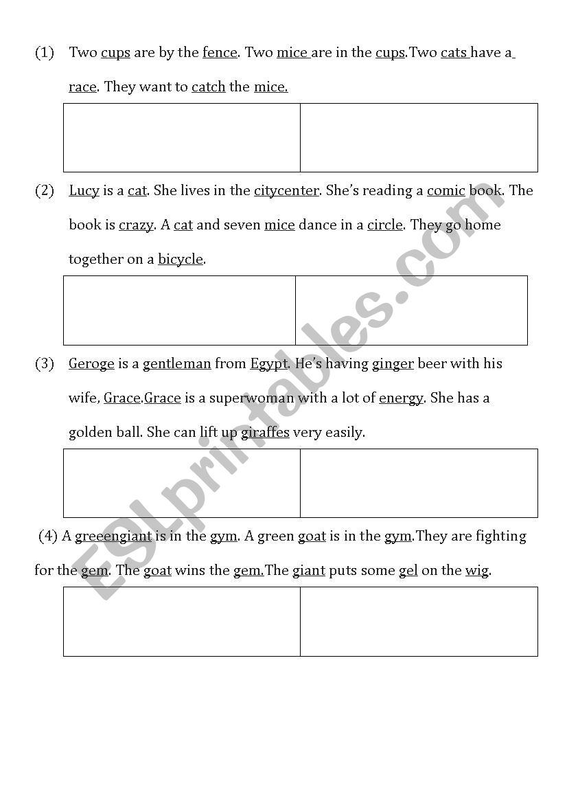 Phonics: soft c/g  hard c/g worksheet