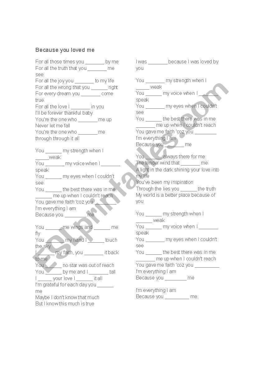 LEARNING IRREGULAR VERBS worksheet