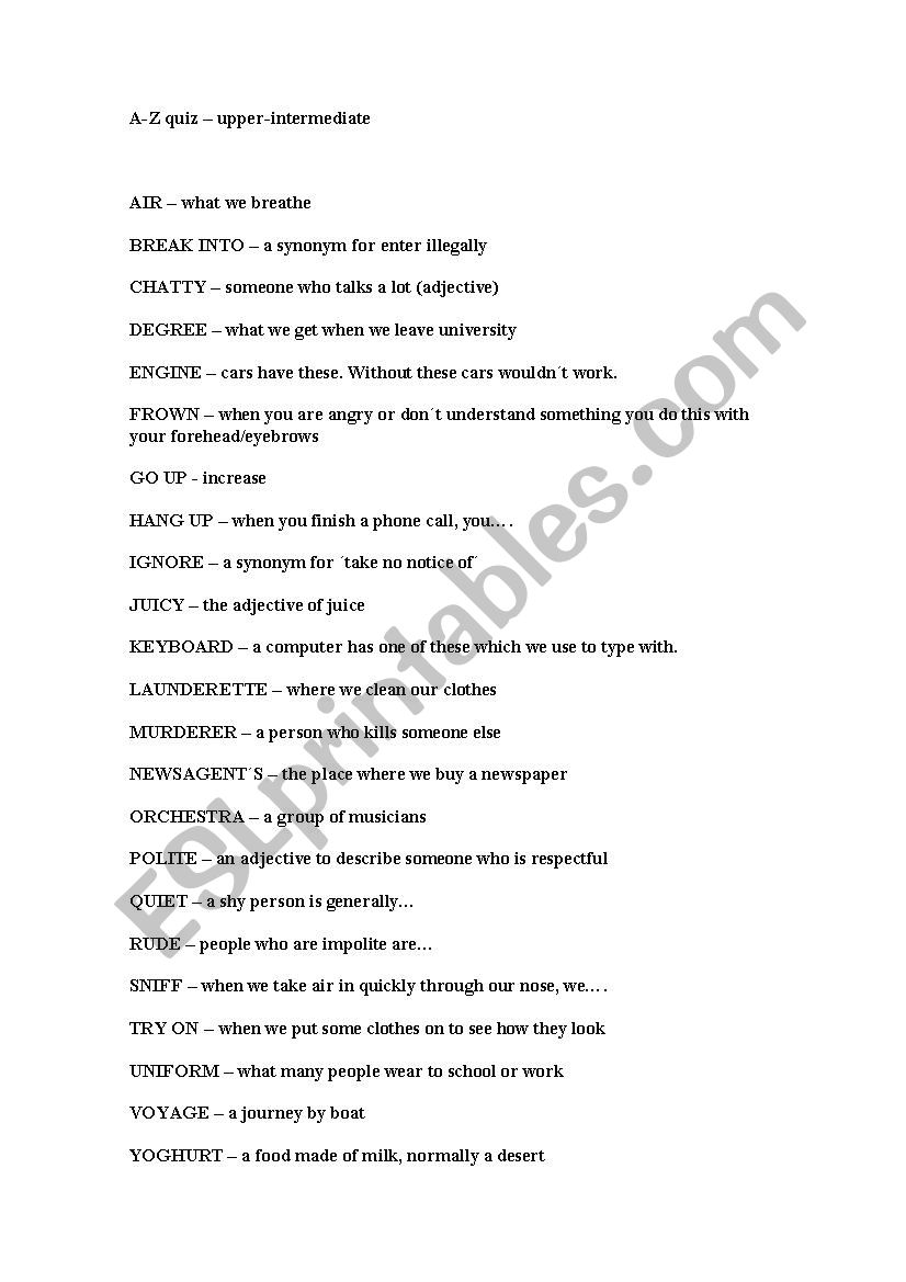 Car Engine Function: Quiz & Worksheet for Kids