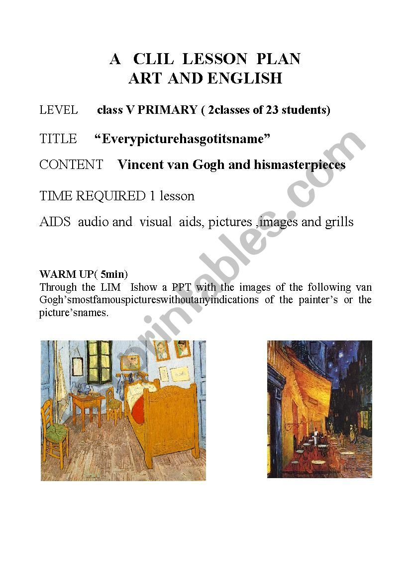 “Every picture has got its name†“Every picture has got its nameâ€