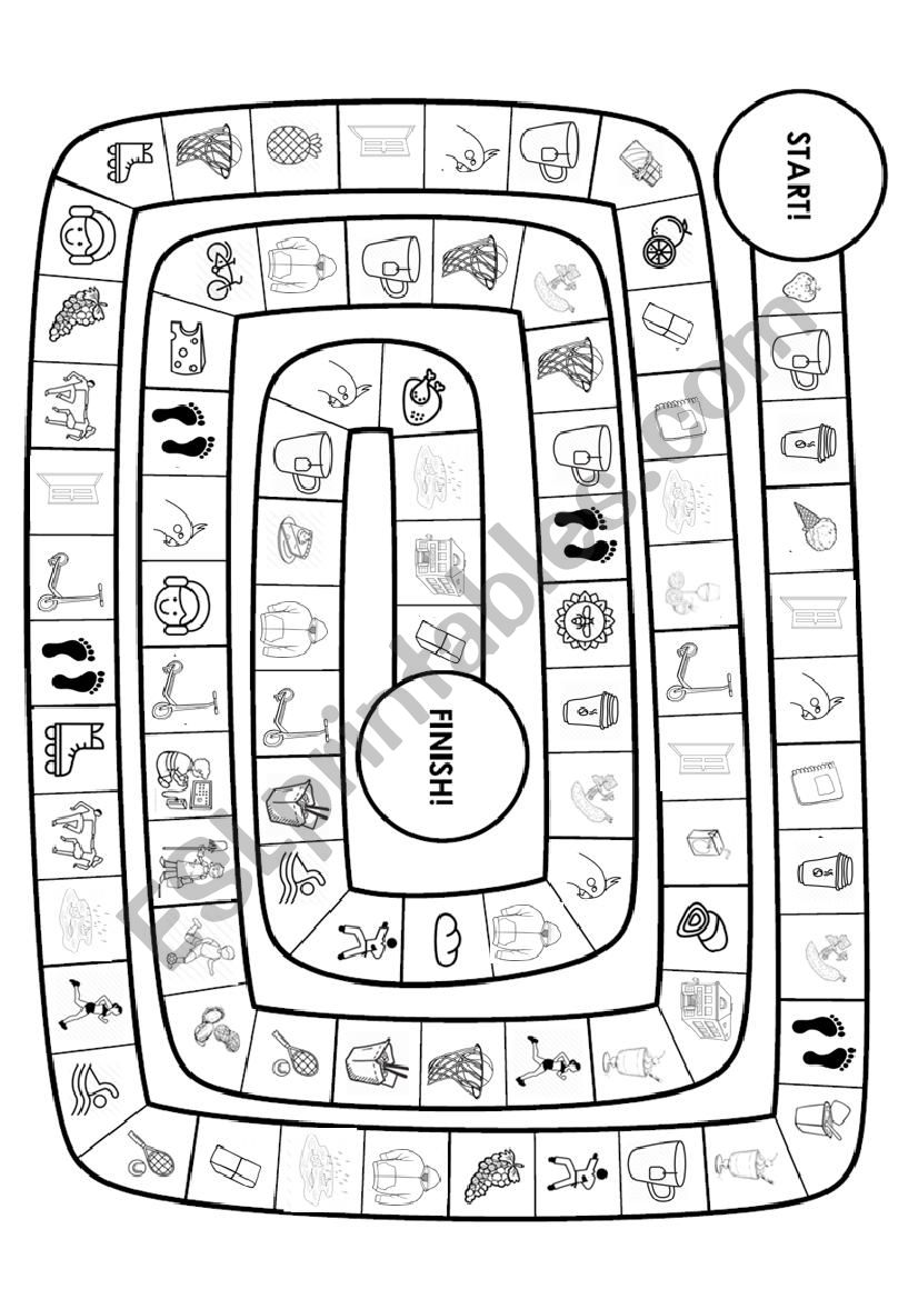 Do you like? Board game worksheet