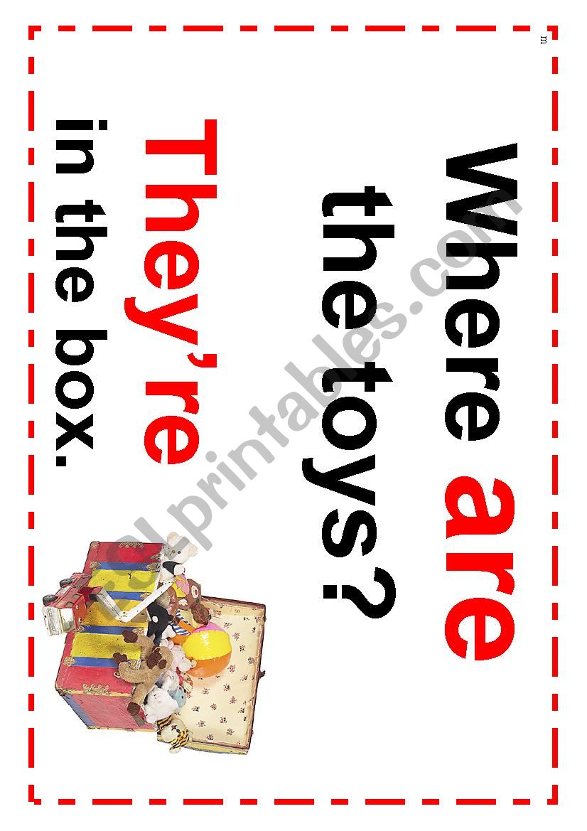 Where are they? worksheet