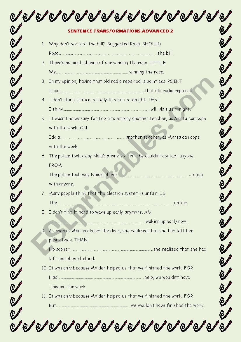 sentence-transformation-advanced-2-esl-worksheet-by-marianzz