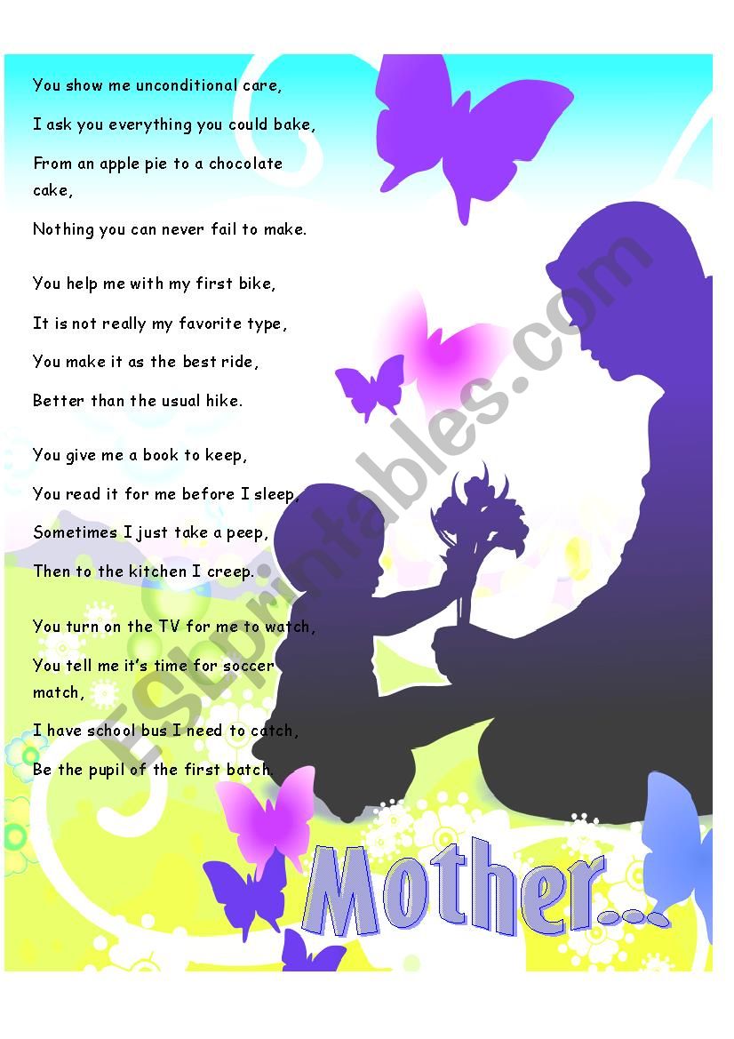Think Tales 23 ( Mother) worksheet