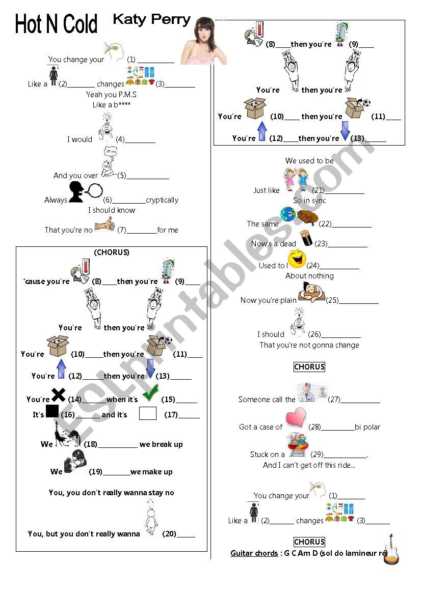 Wedding vocabulary worksheet