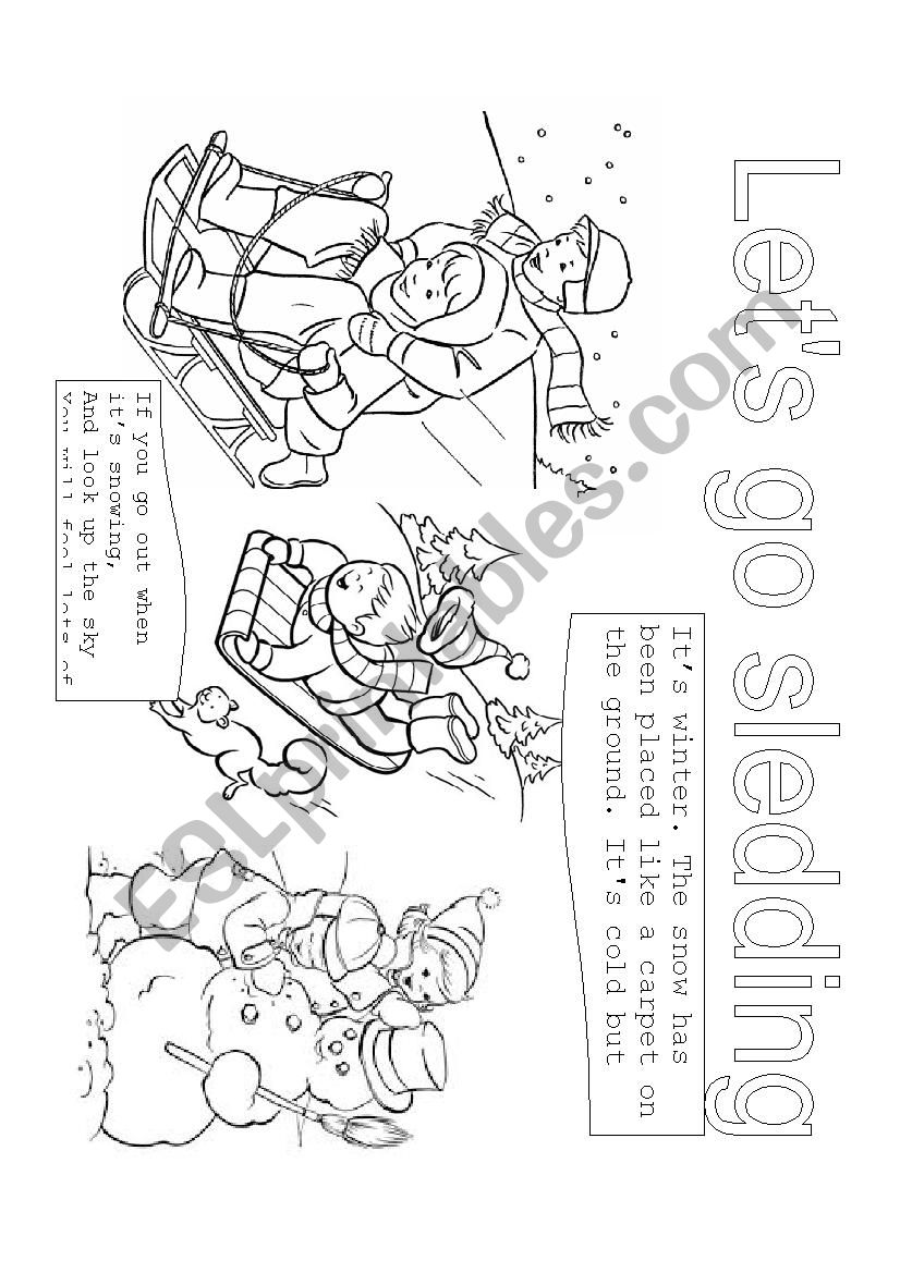 winter fun worksheet