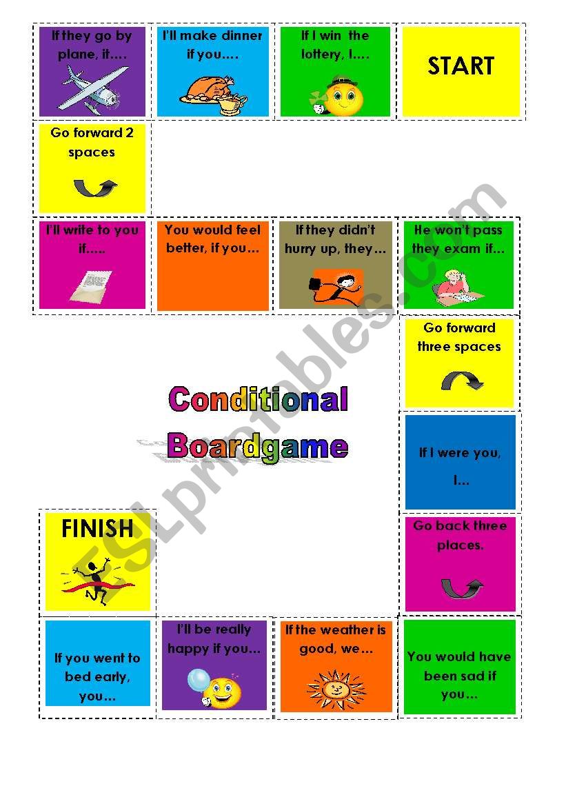 conditionals boardgame worksheet