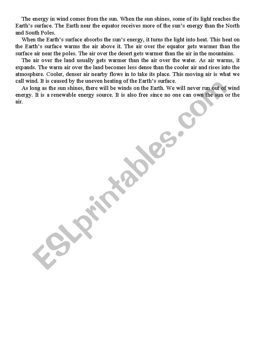 The Second Term Test n One worksheet
