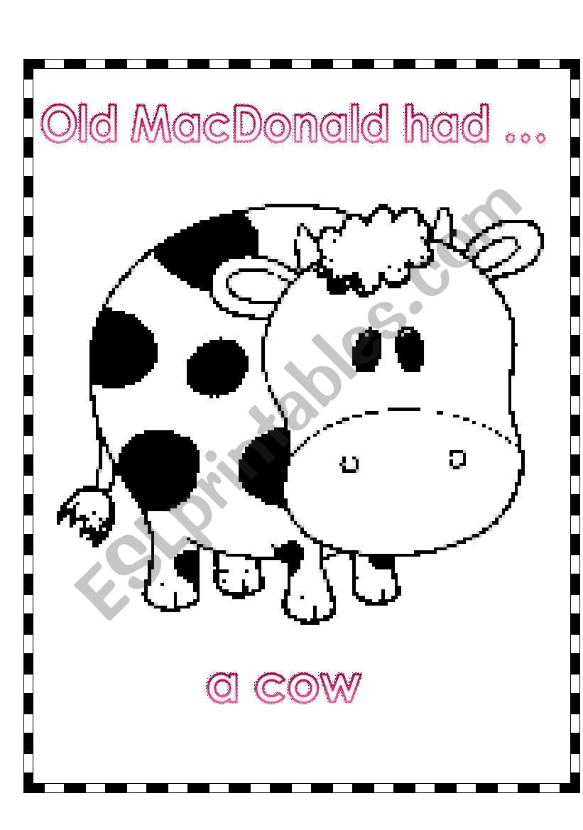 Activity Part 1 4 Pages Related To Song Old Macdonald Had A Farm Esl Worksheet By Teacher2009
