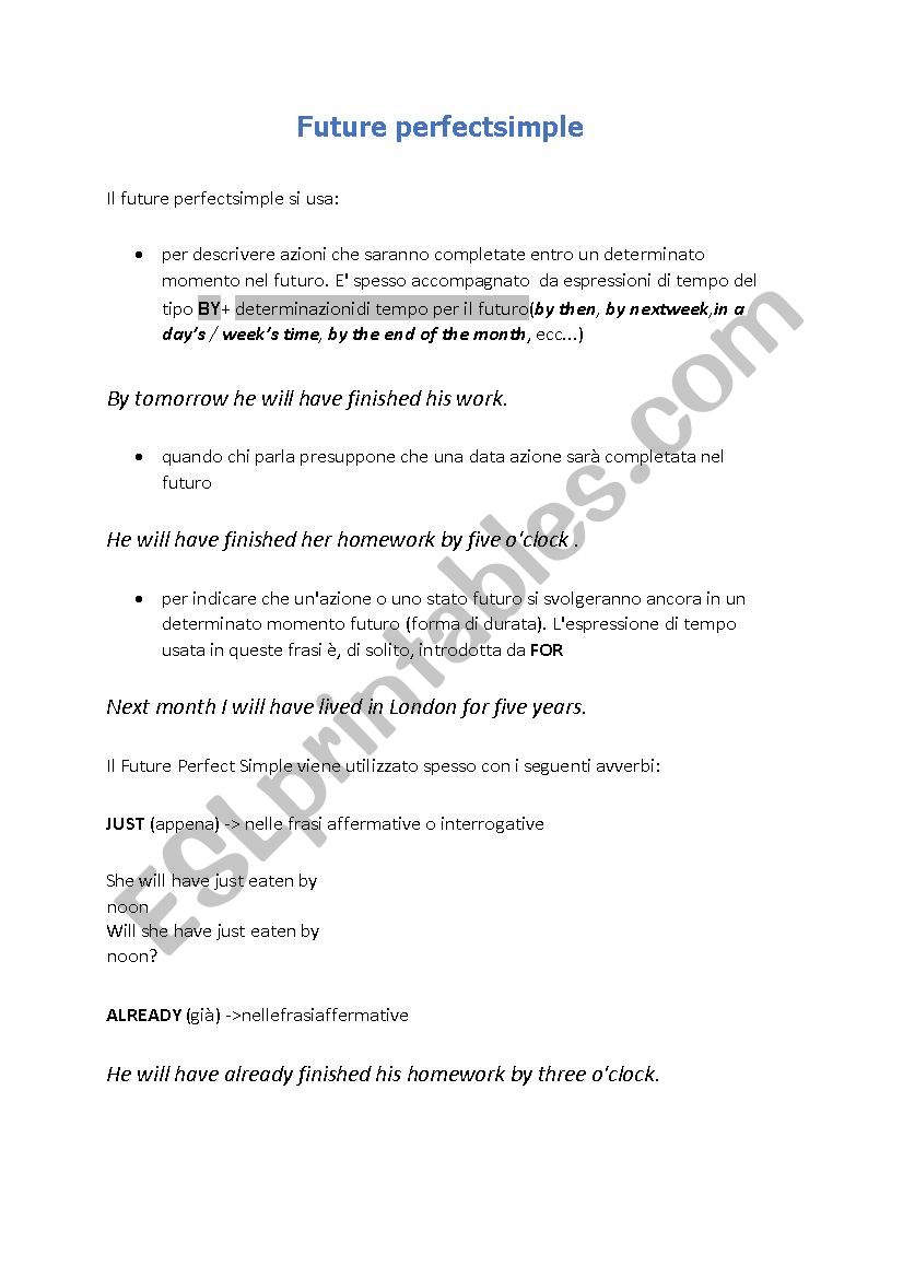 future-perfect-simple-esl-worksheet-by-alexaugmunteanu